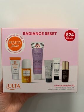 Ulta Beauty Radiance Reset Sampler Kit - Pink Packaging